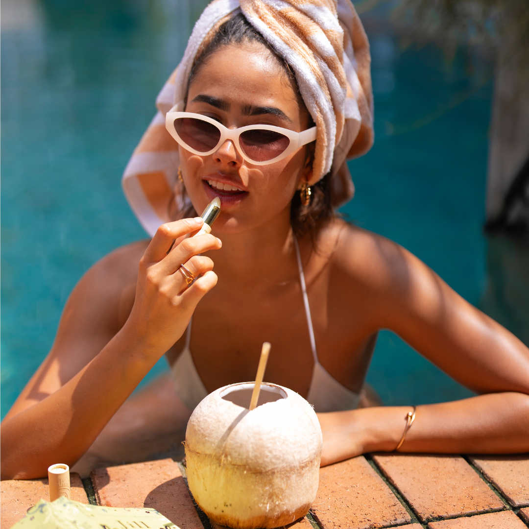 Coconut Dew Lip Peptide Balm SPF50+++ - Ulu Soleil