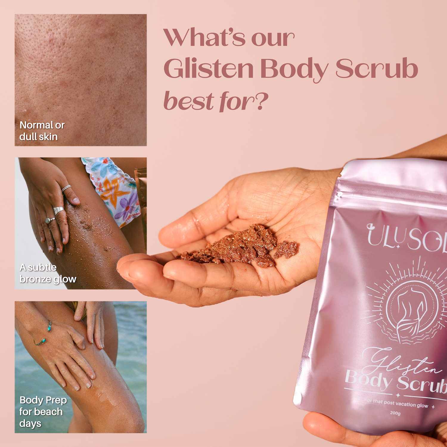 Glisten Shimmer Body Scrub - Ulu Soleil