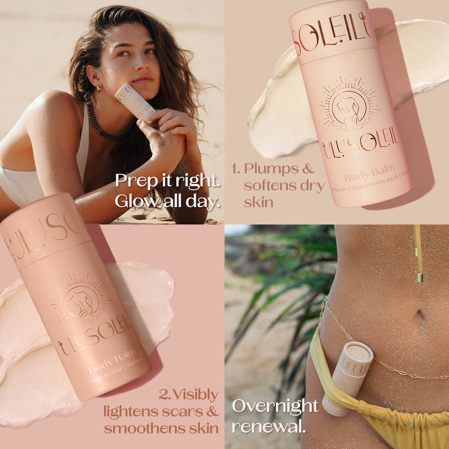 Shea Butter & HA + Vit E Balm - Ulu Soleil