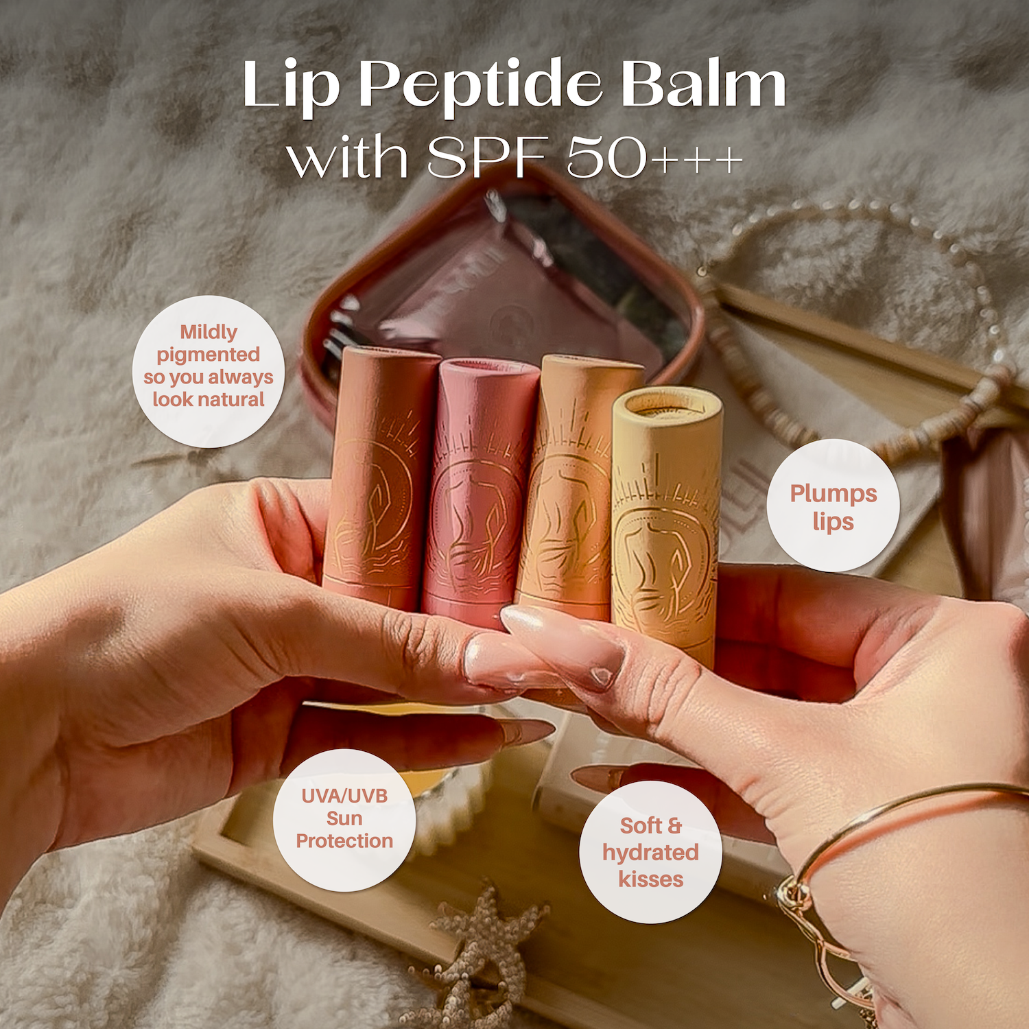 Lip Peptide Balm SPF 50+++ Bundle - SAVE 20% - Ulu Soleil