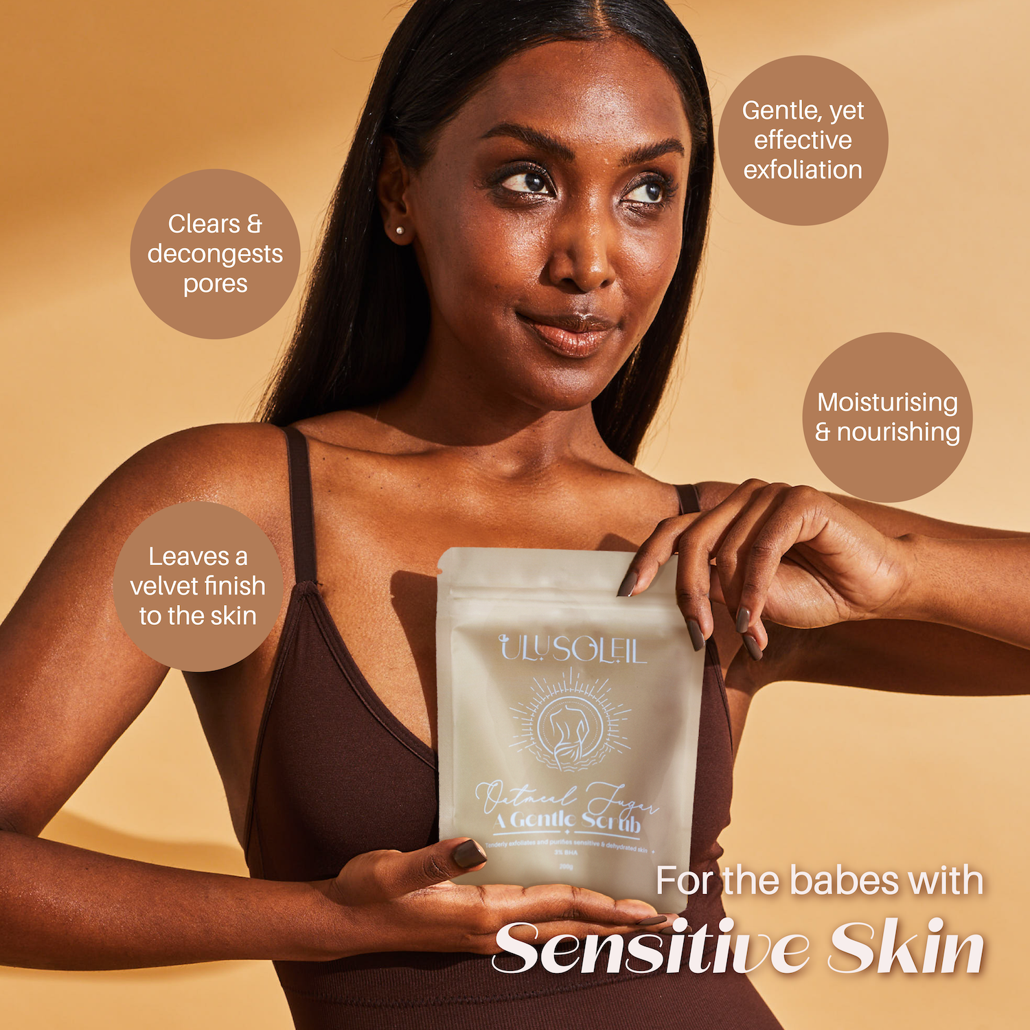 Oatmeal Sugar - A Gentle Scrub - Ulu Soleil