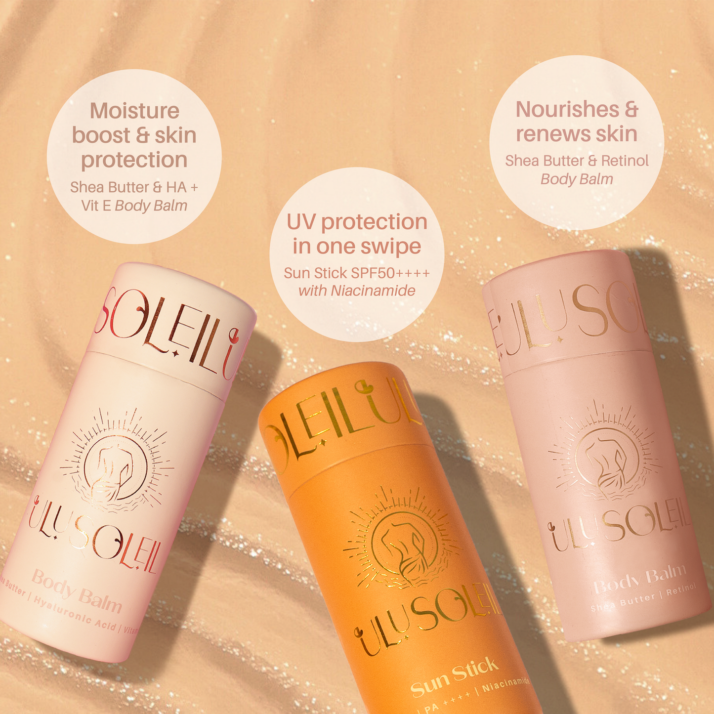 Sun Stick SPF50++++ Sunscreen with Niacinamide - Ulu Soleil