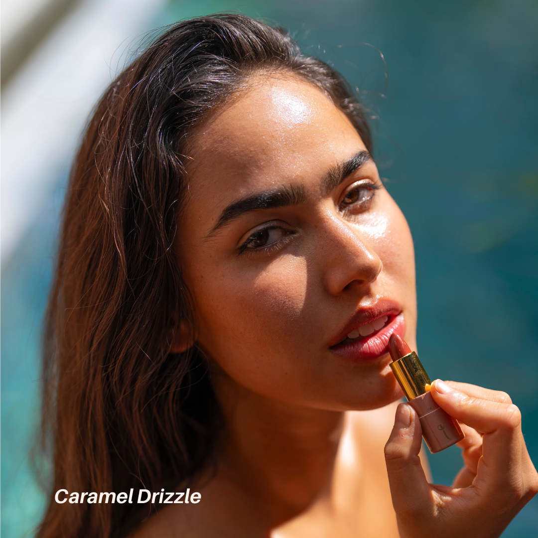 Caramel Drizzle Lip Peptide Balm SPF50+++ - Ulu Soleil