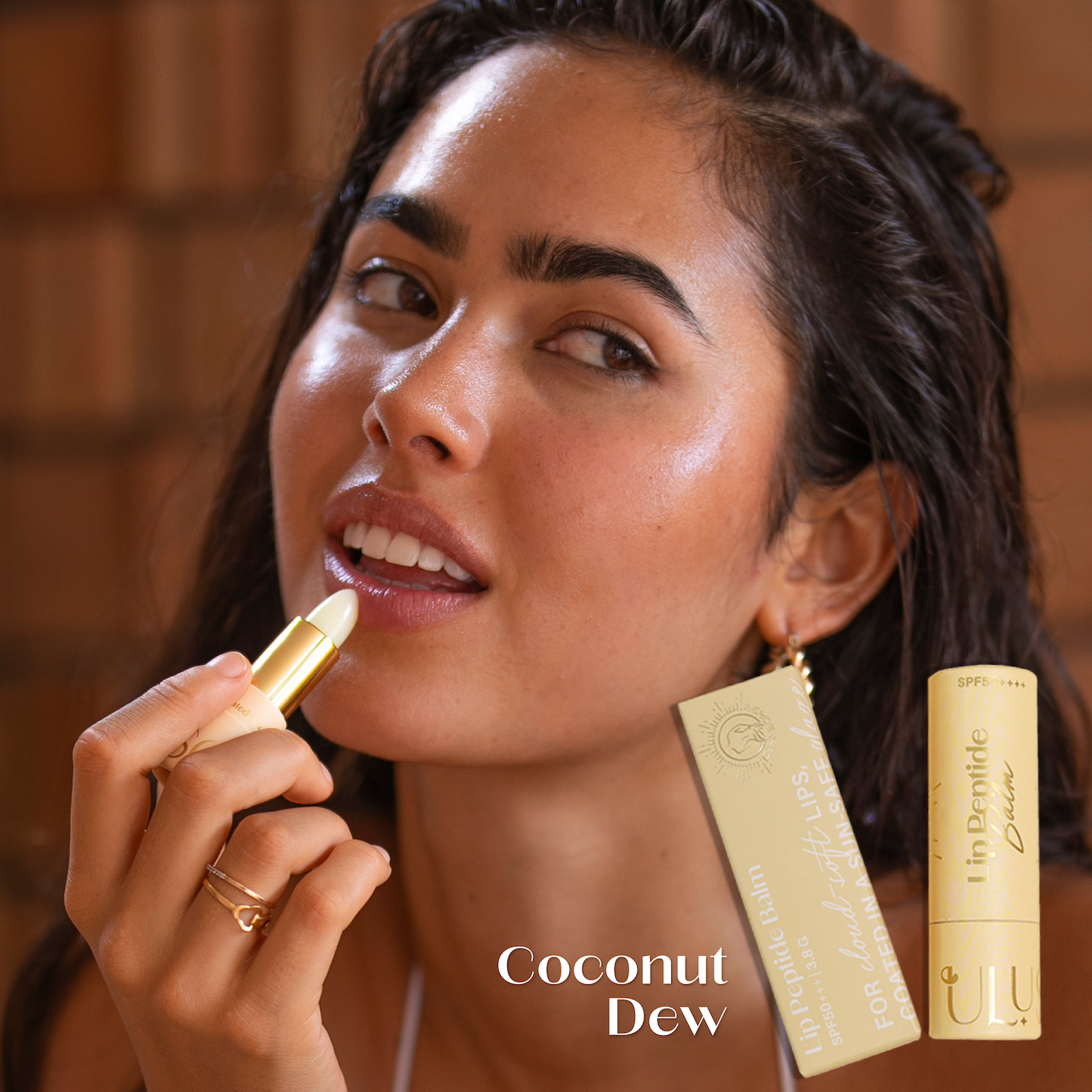 Coconut Dew Lip Peptide Balm SPF50+++ - Ulu Soleil