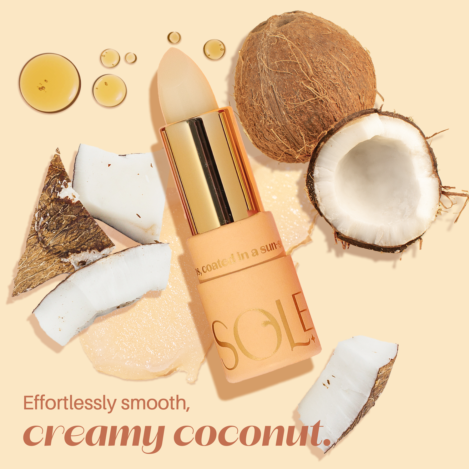 Coconut Dew Lip Peptide Balm SPF50+++ - Ulu Soleil