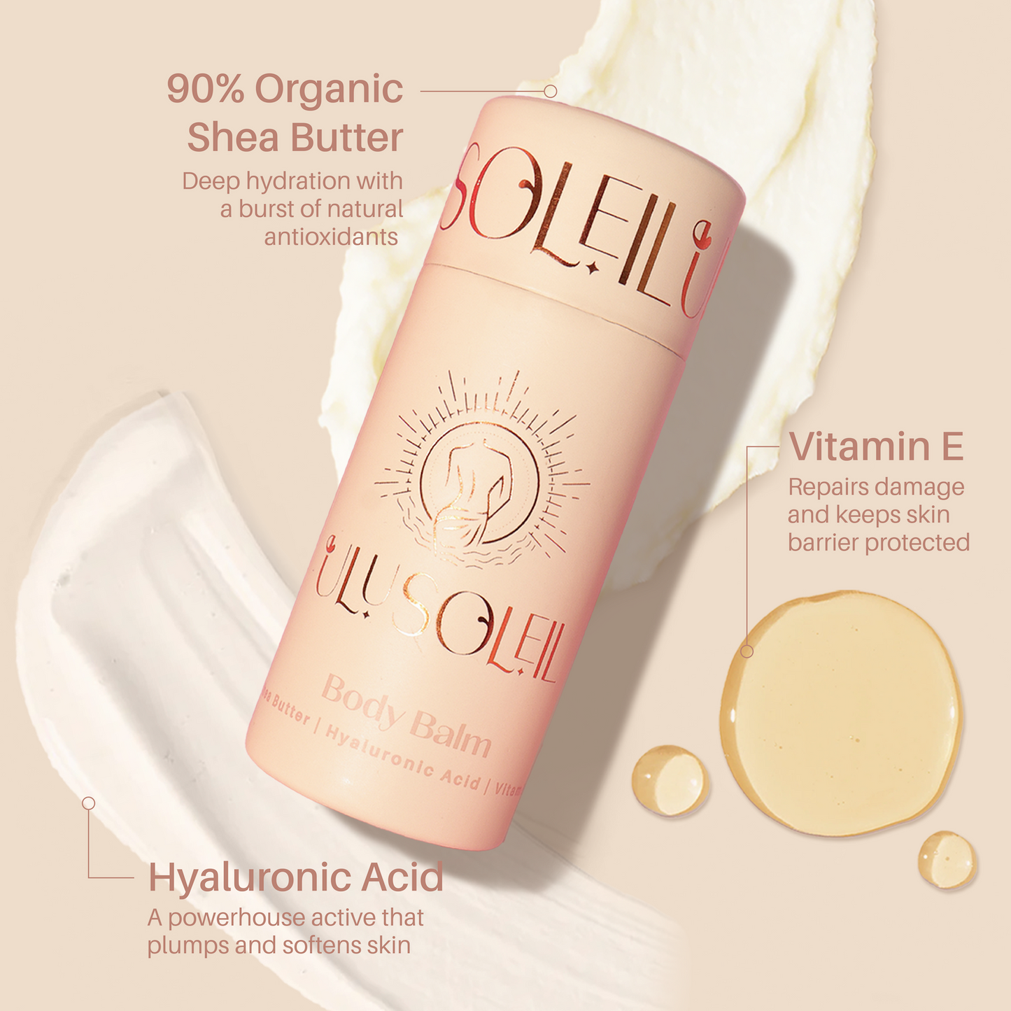 Shea Butter & HA + Vit E Balm - Ulu Soleil