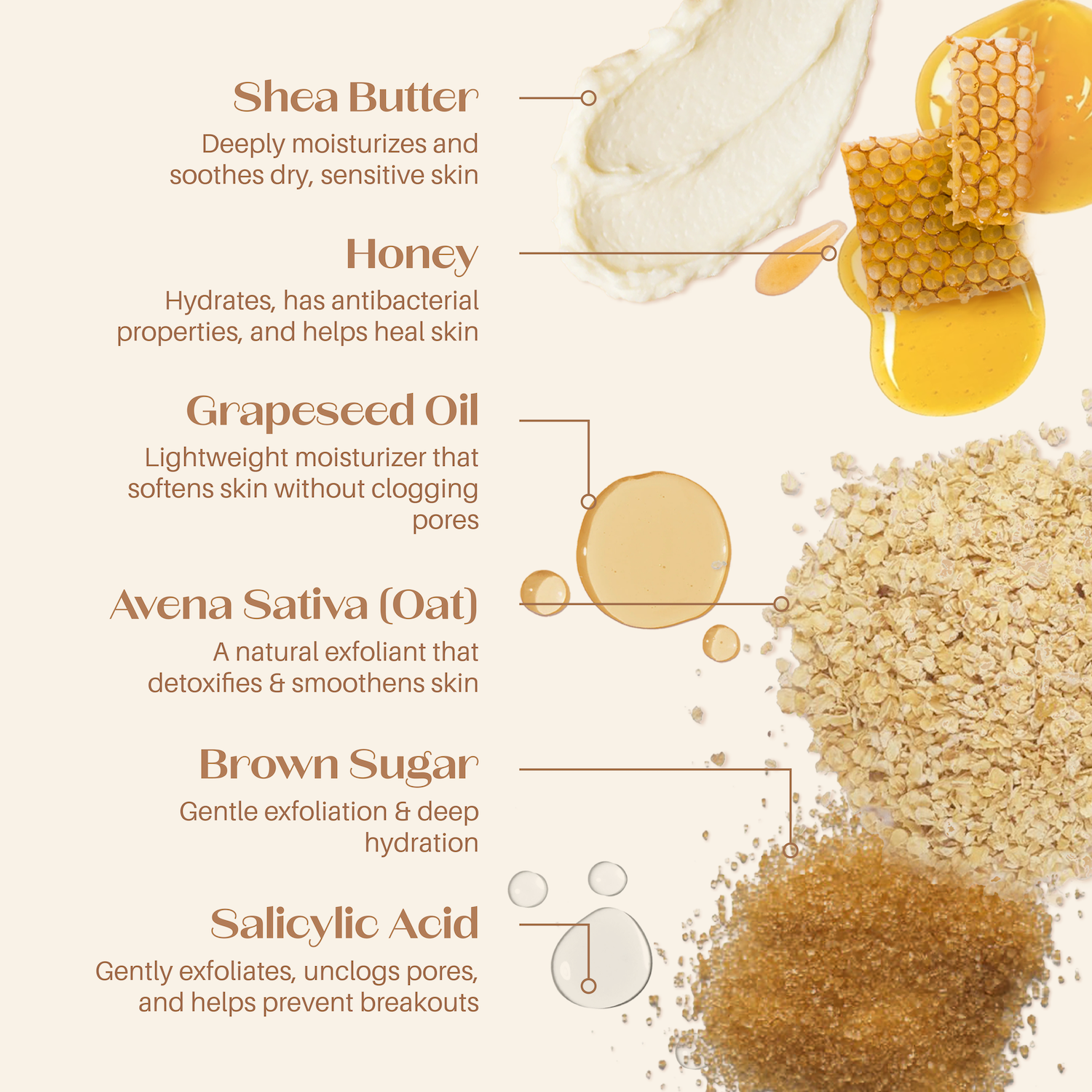 Oatmeal Sugar - A Gentle Scrub - Ulu Soleil