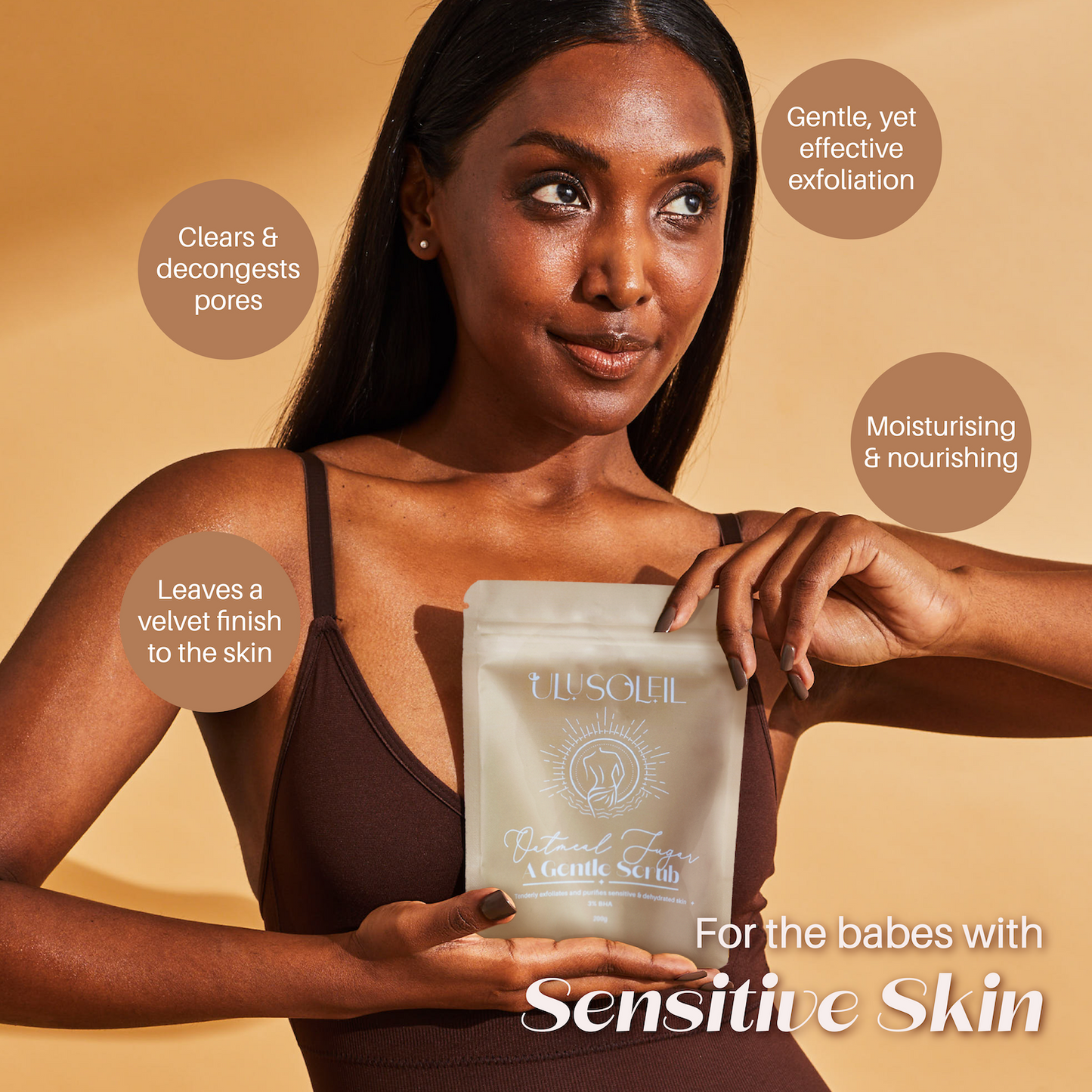 Oatmeal Sugar - A Gentle Scrub - Ulu Soleil