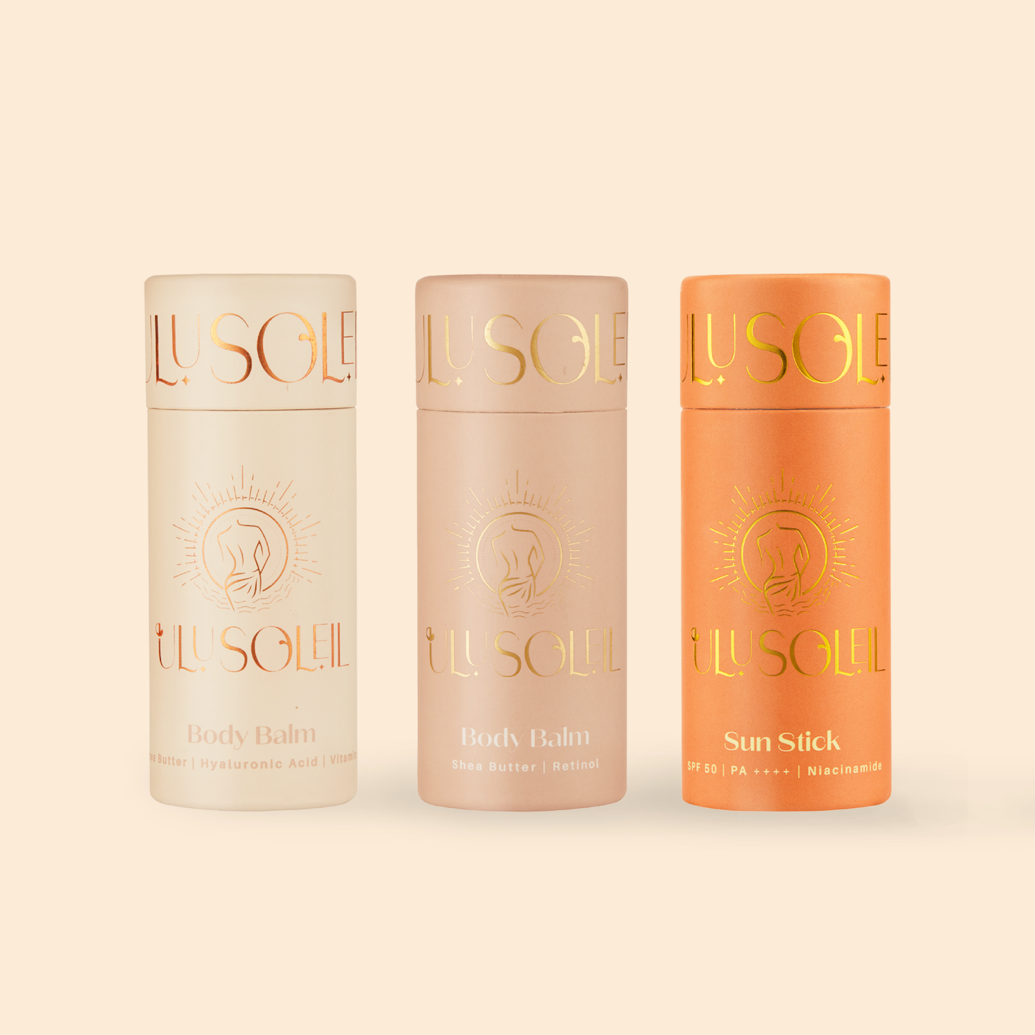 Stick Trio - HA, Retinol, Sun Stick - Ulu Soleil