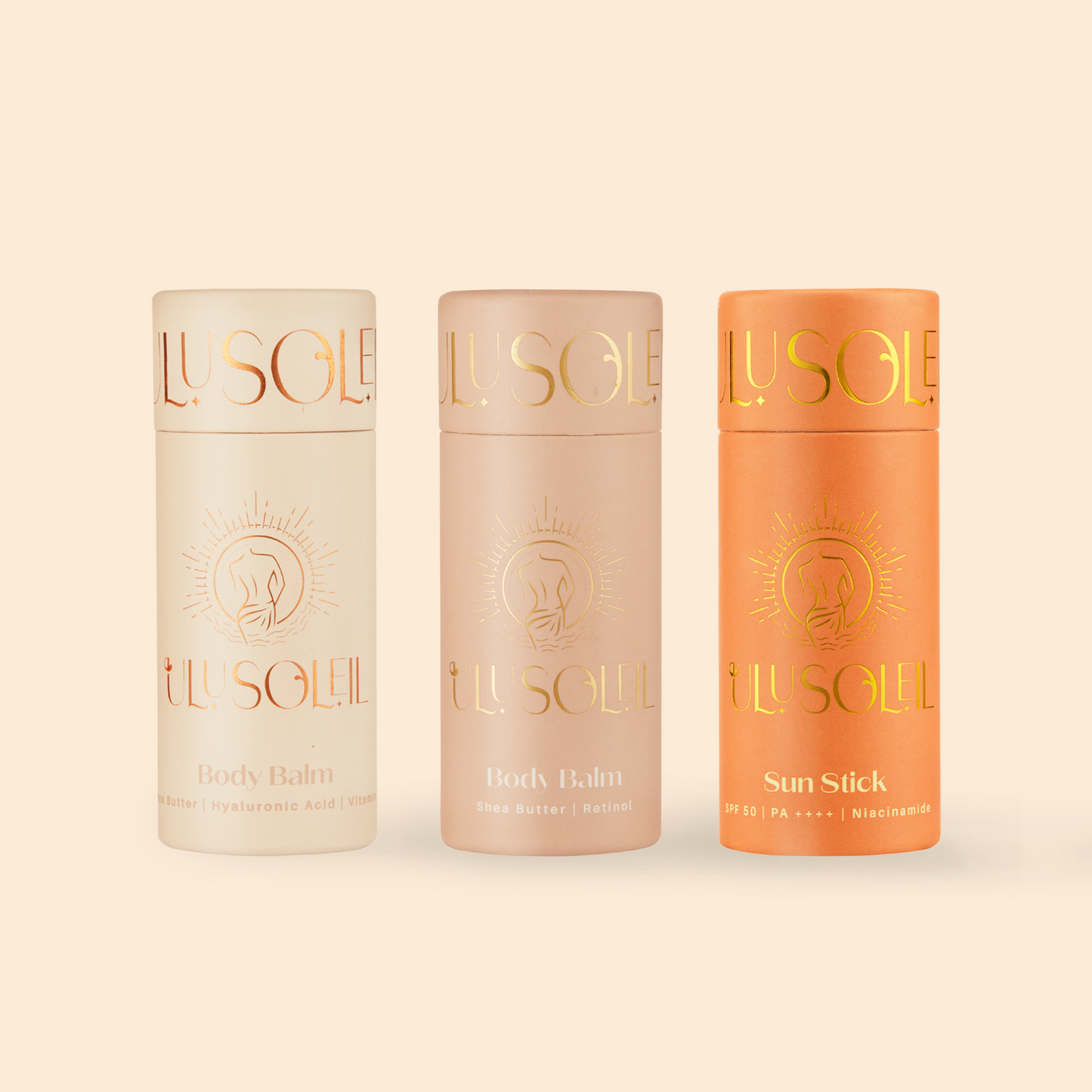 Stick Trio - HA, Retinol, Sun Stick - Ulu Soleil