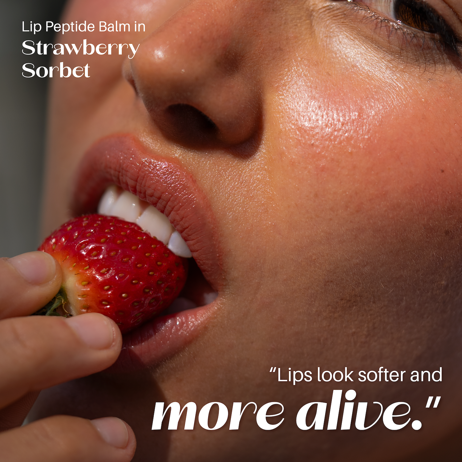 Strawberry Sorbet Lip Peptide Balm SPF50+++ - Ulu Soleil