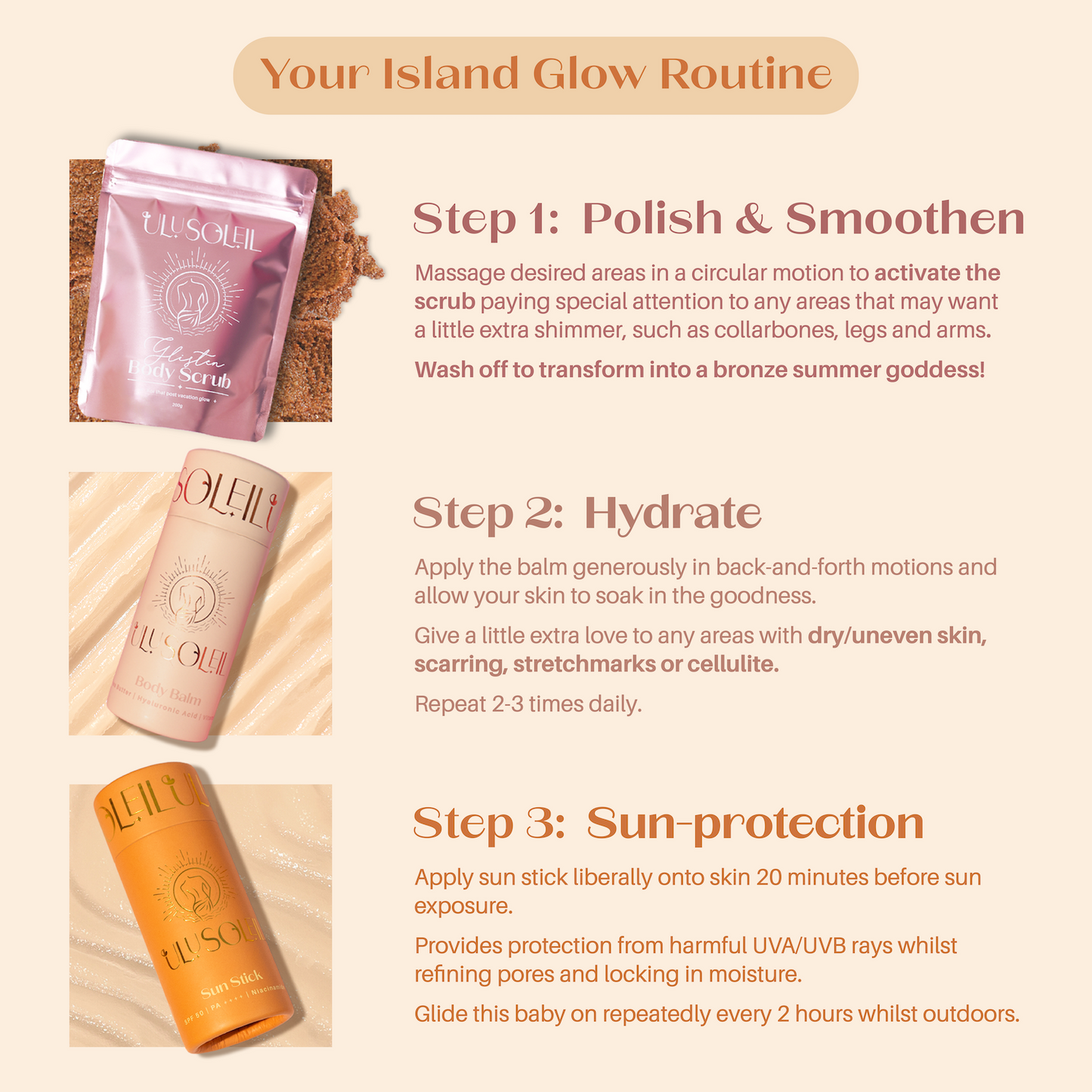 Sun Stick SPF50++++ Sunscreen with Niacinamide - Ulu Soleil